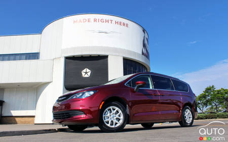 Chrysler Grand Caravan 2021, trois quarts avant